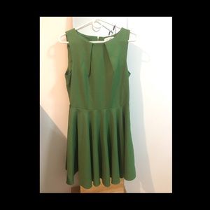 Emerald Green Closet London Dress (No belt)